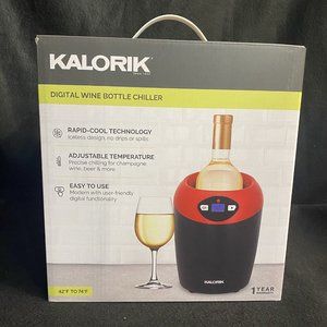 Kalorik Digital Wine Bottle Chiller Red Black Model WCL 46343 R